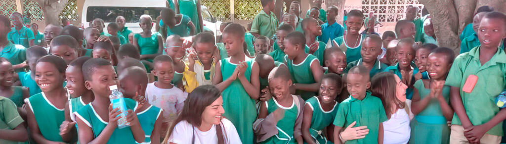 Inauguración de un pozo con Bomba Solar en Tatale (Ghana), gracias al apoyo de Auara