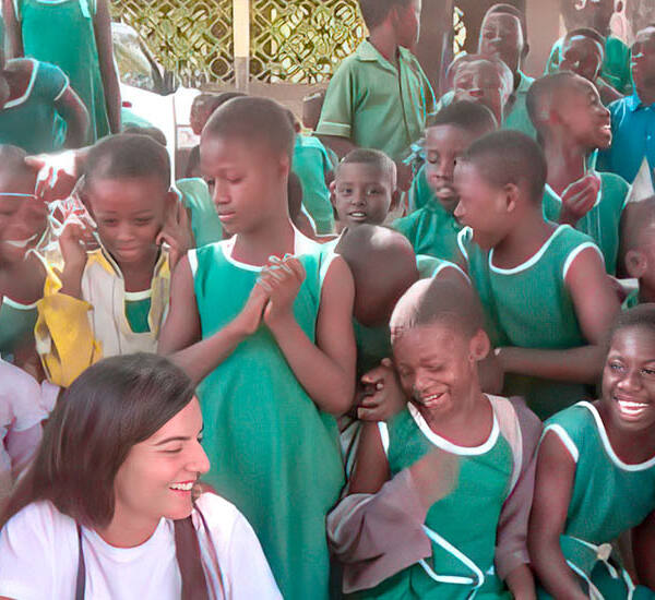 Inauguración de un pozo con Bomba Solar en Tatale (Ghana), gracias al apoyo de Auara