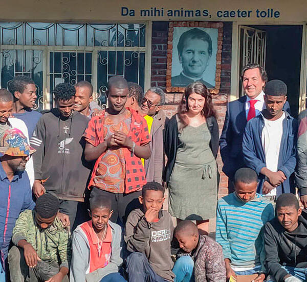 Una delegación de Unión Europea visita el programa de reintegración social y familiar de Bosco Children en Addis Abeba (Etiopía)