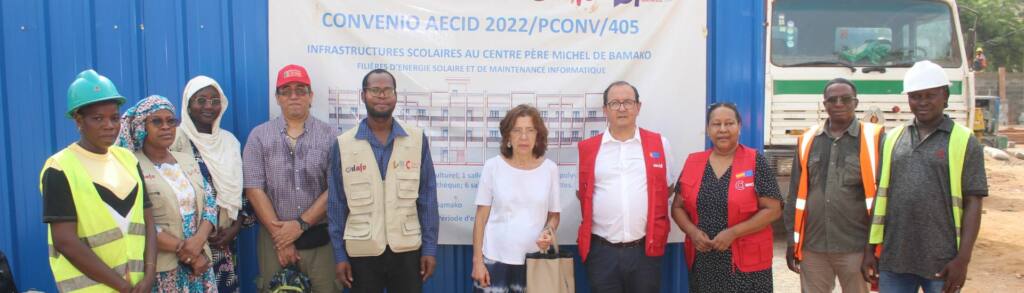 Una delegación de la AECID visita el Centro de Formación Profesional Salesiano Père Michel de Bamako (Malí)