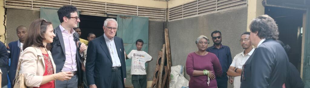 La Unión Europea visita en Etiopía un proyecto salesiano de reintegración para niños y niñas en situación de calle
